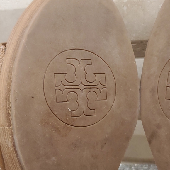 SOLD!! TORY BURCH Ines Wedge Sandals - Size 10 - Picture 9 of 9